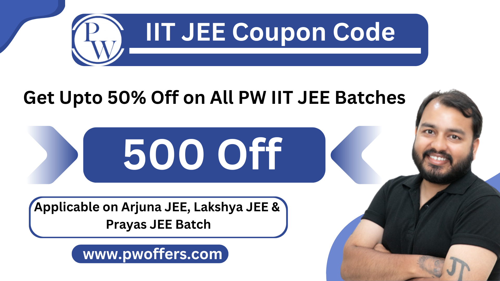 PW JEE Batch Coupon Code – 50% Off